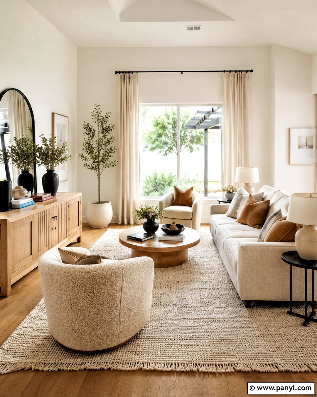 Off White Living Room With Light Oak - 20 off white living room walls