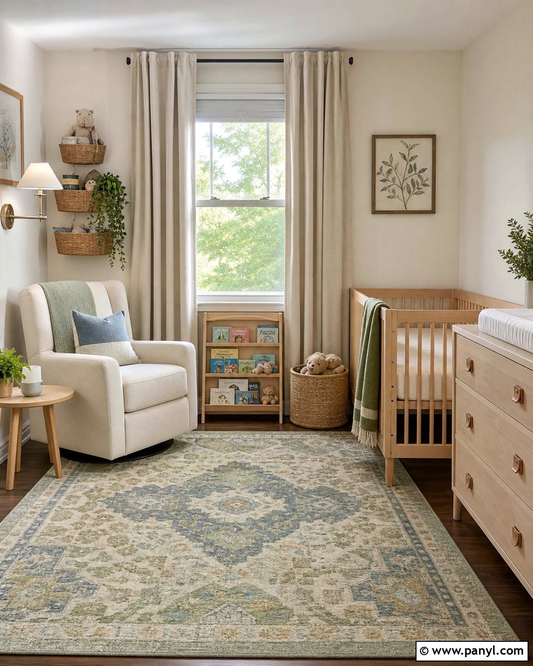 Off White Nursery With Natural Wood - 45 off white walls
