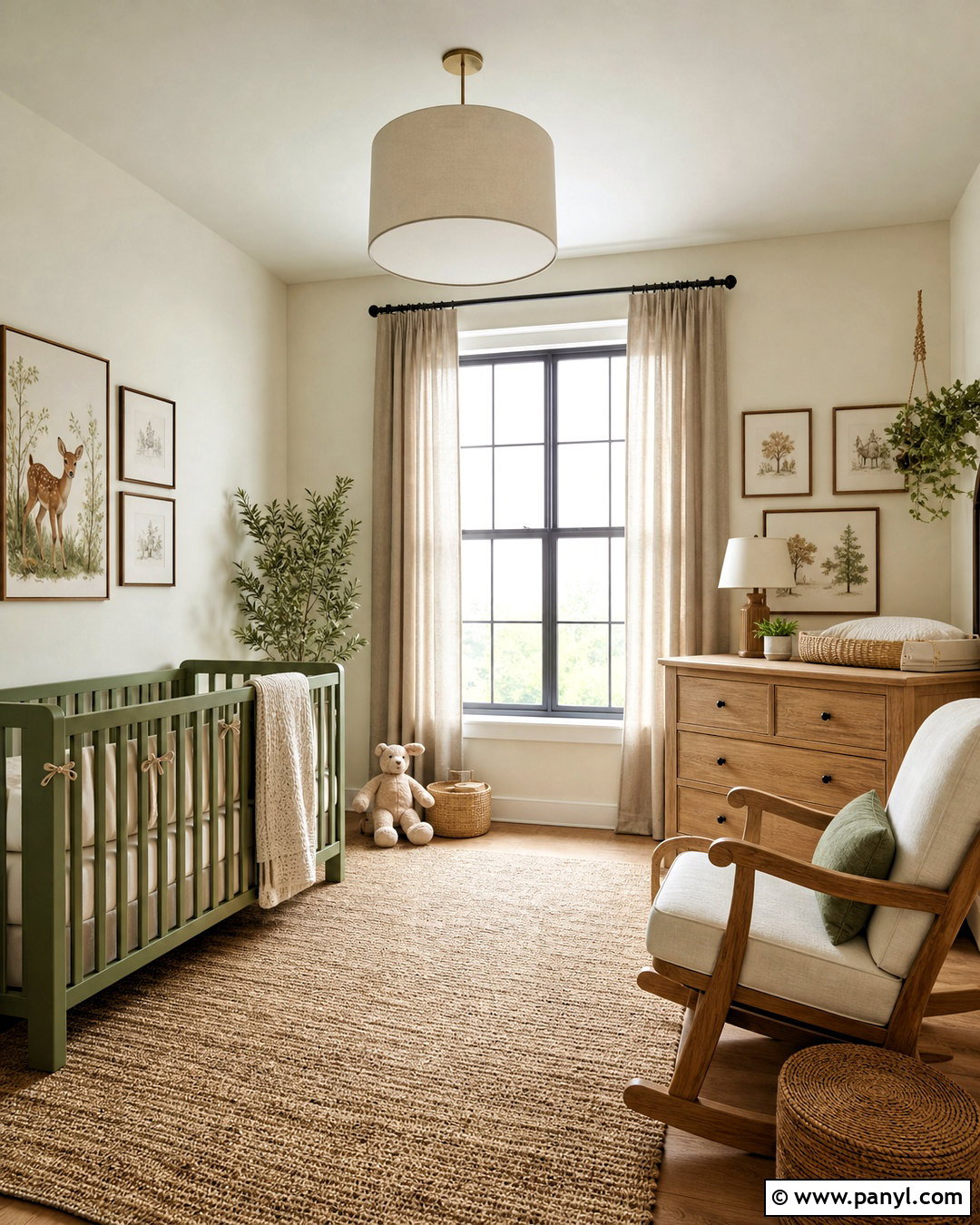 Off White Nursery With Sage Green - 20 off white wall paint ideas