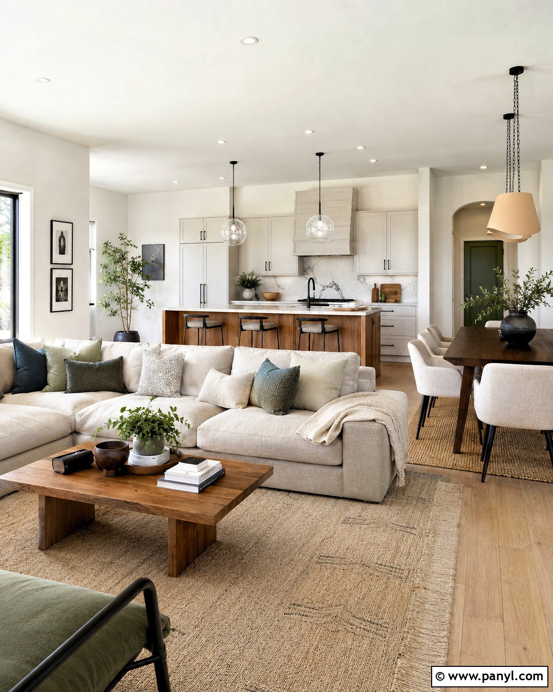 Off White Open Plan Interior - 20 off white interior ideas