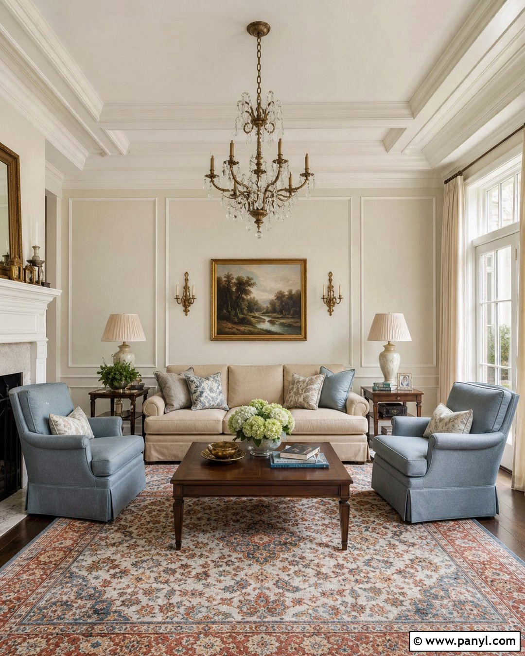 Off White Traditional Interior - 20 Best Off White Wall Color Ideas