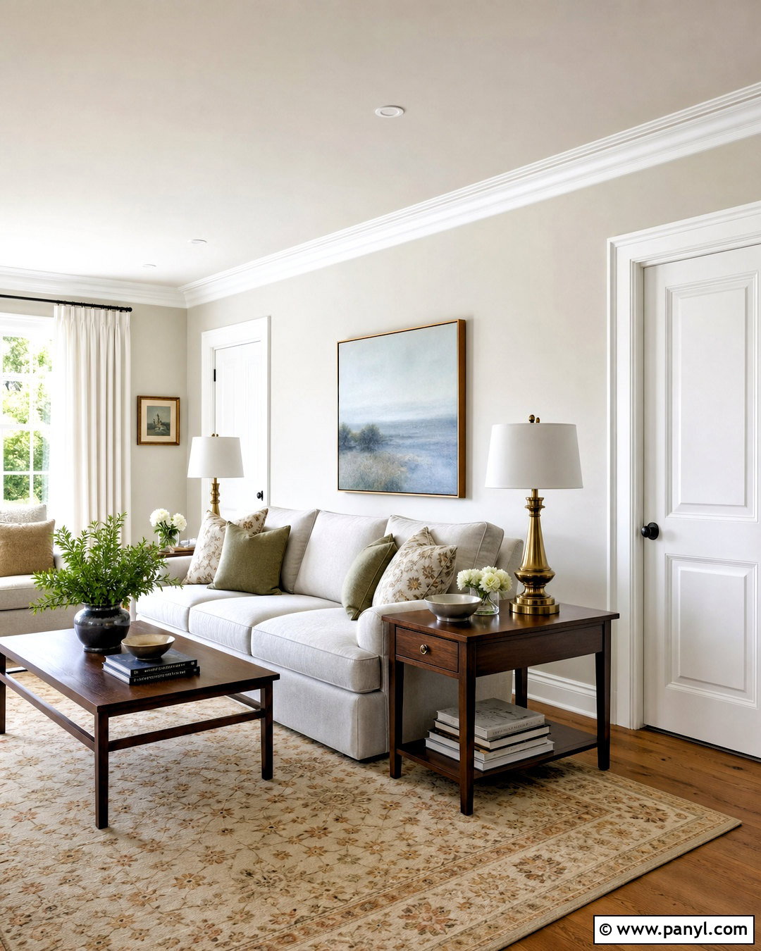Off White Walls With Bright White Trim - 20 off white interior paint ideas