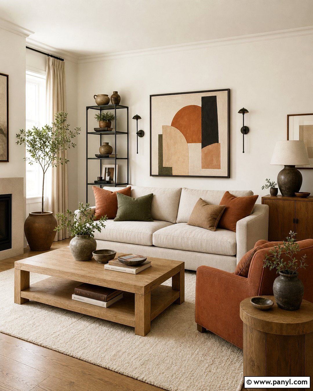 Off White Walls With Terracotta Accents - 35 off white wall color ideas