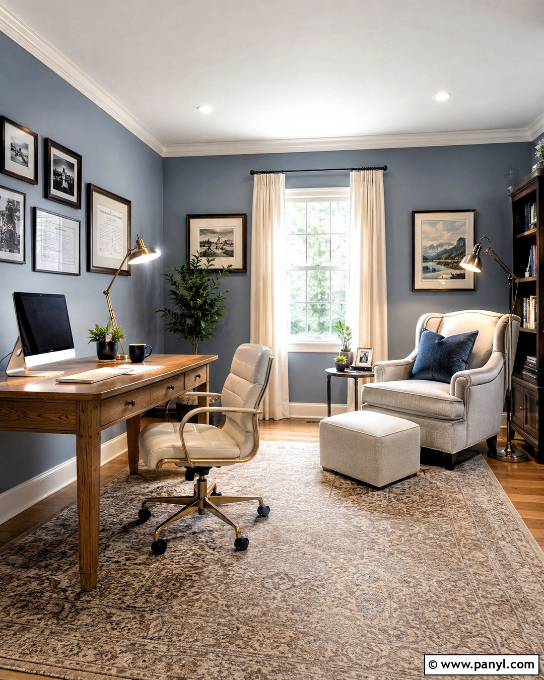 Office With A Reading Corner - 20 office decor ideas