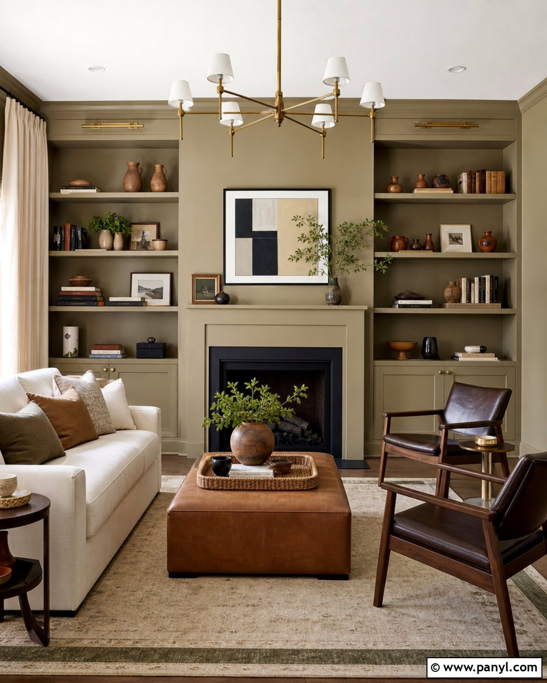 Olive Beige Living Room - 30 beige wall colors for living room ideas