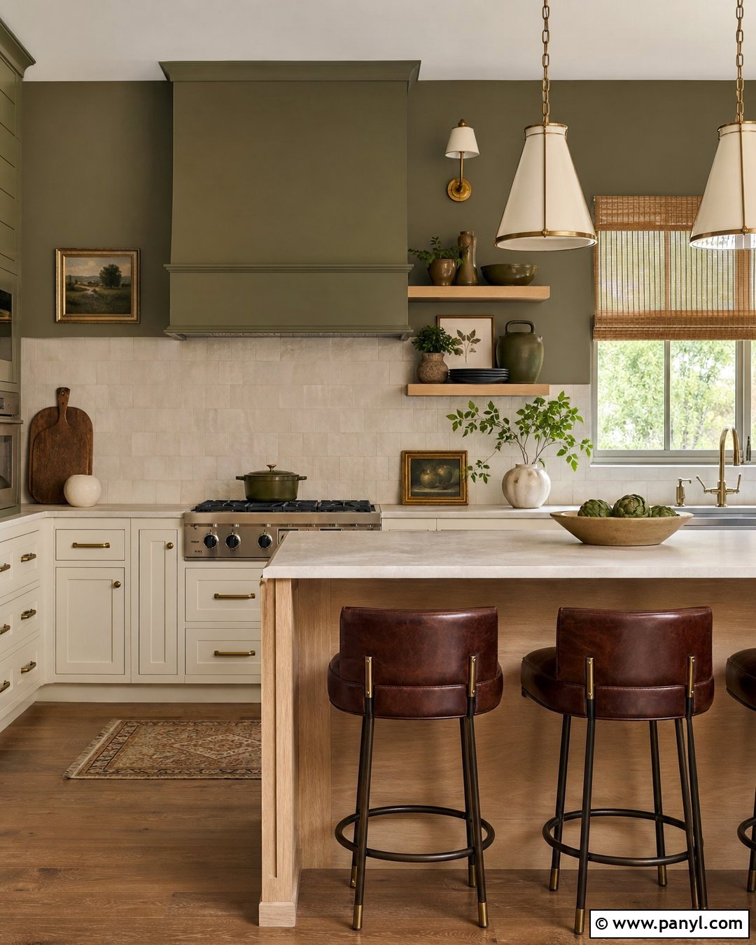 Olive Brown Kitchen Walls - 20 Brown Kitchen Wall Colors