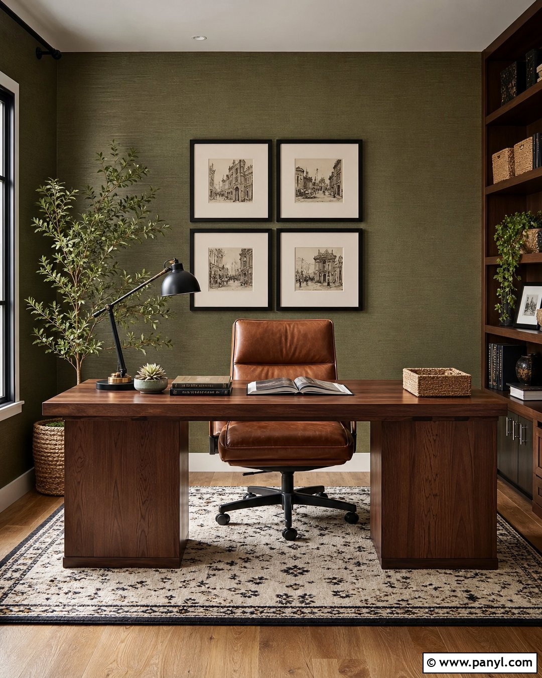 Olive Brushed Wall Texture - 50 wall colour texture ideas