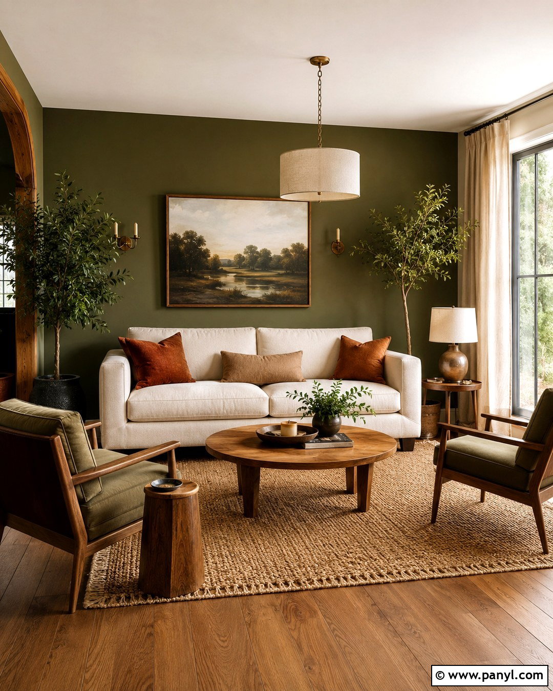 Olive Green Accent Wall - 20 Accent Wall Colors 2027