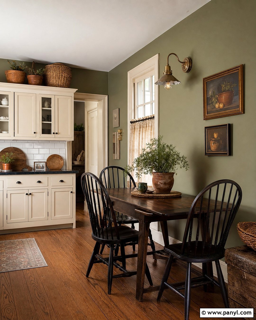 Olive Green Accent Wall Kitchen - 35 green accent walls