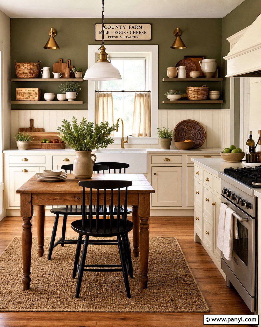 20 Green Accent Wall Kitchen Ideas for a Fresh Modern Look