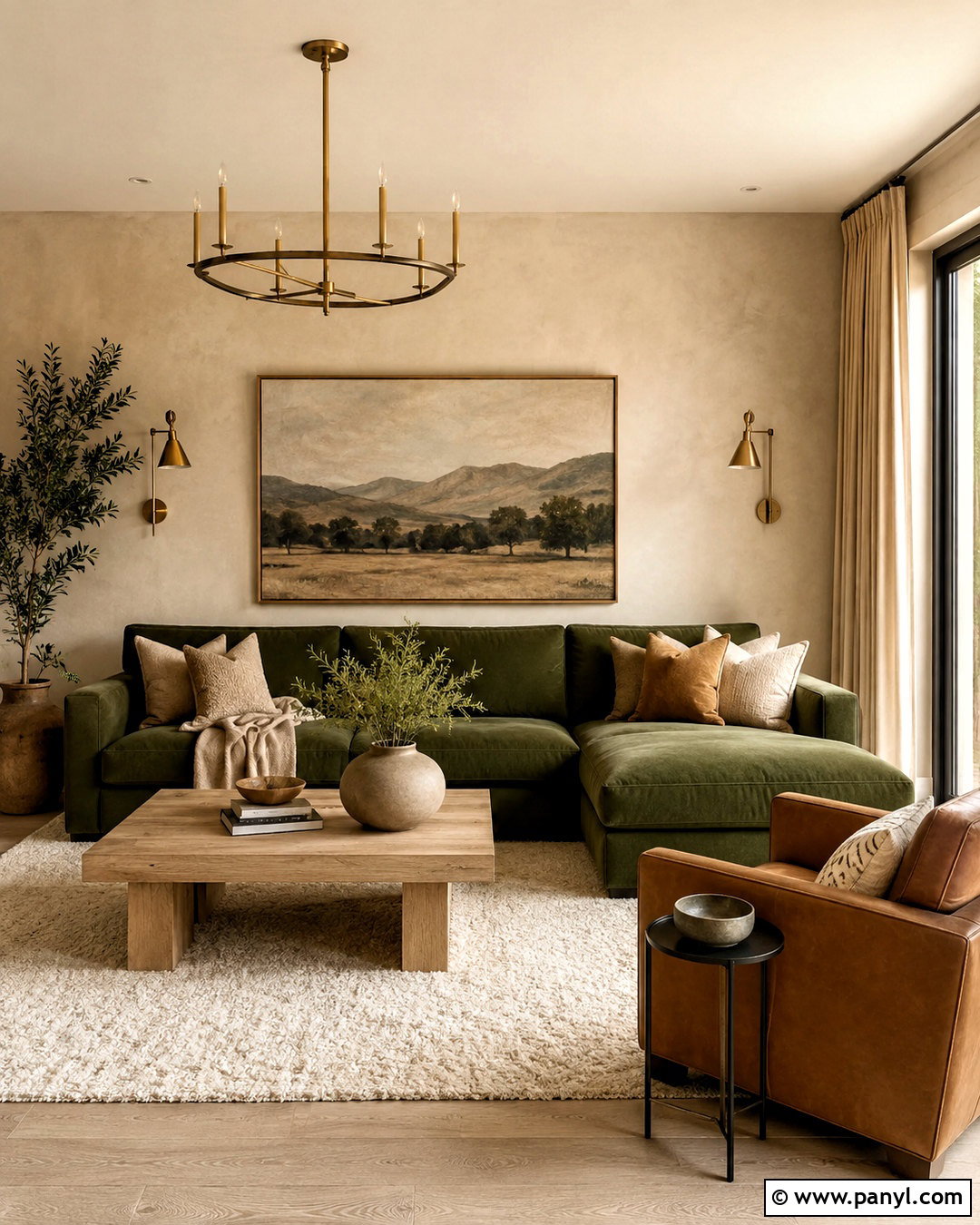 Olive Green And Beige Living Room - 20 olive green living room ideas