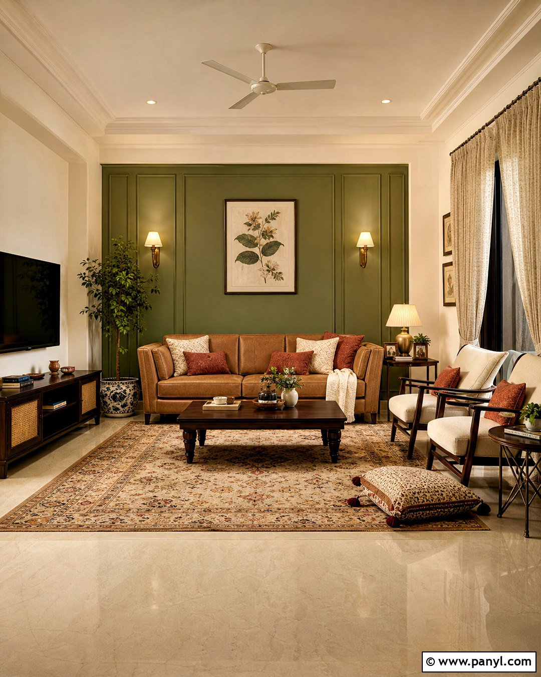 Olive Green And Cream Hall Colour - 20 hall colour ideas indian ideas