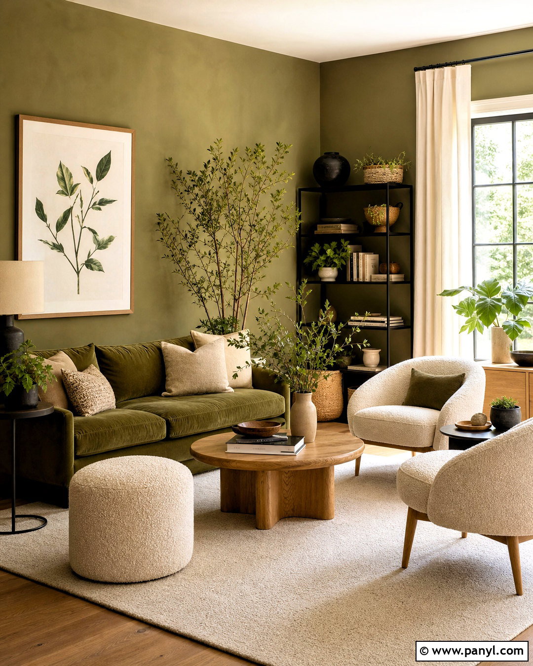 Olive Green And Cream Living Room - 20 olive green living room color scheme ideas