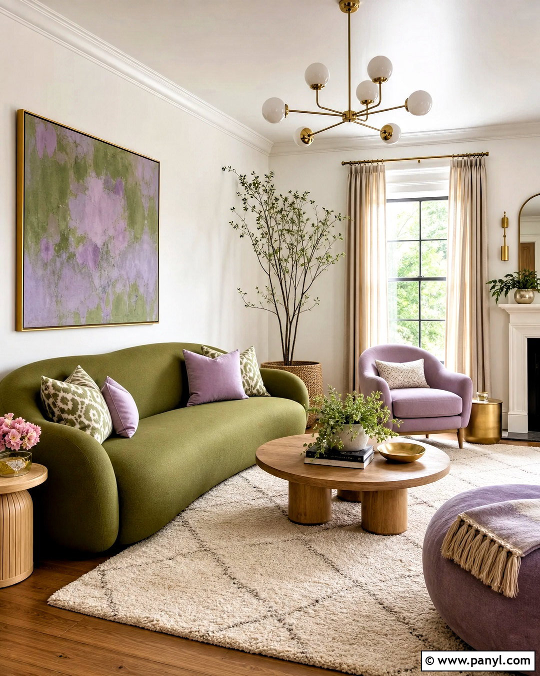 Olive Green And Lavender Living Room - 20 olive green living room color scheme ideas