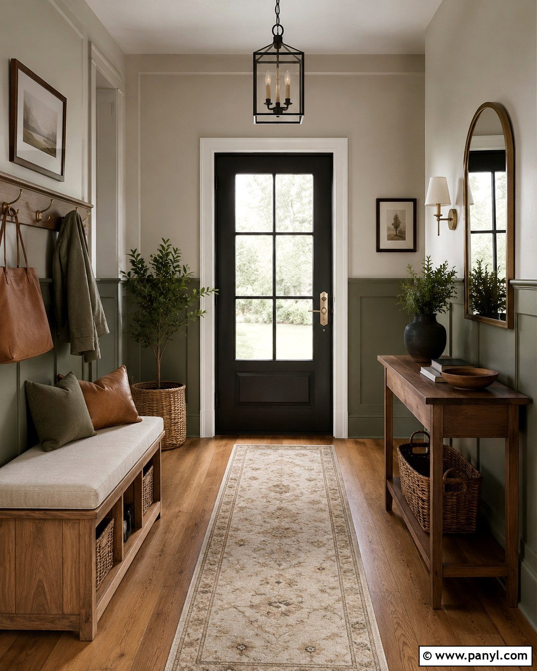 Olive Green And Pale Greige Chair Rail Colors - 20 Chair Rail Colors Two Tones