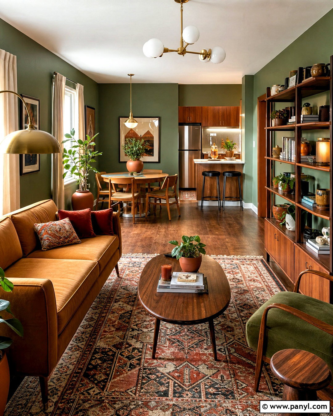 Olive Green And Rust Apartment Color Palette - 20 apartment color palette ideas