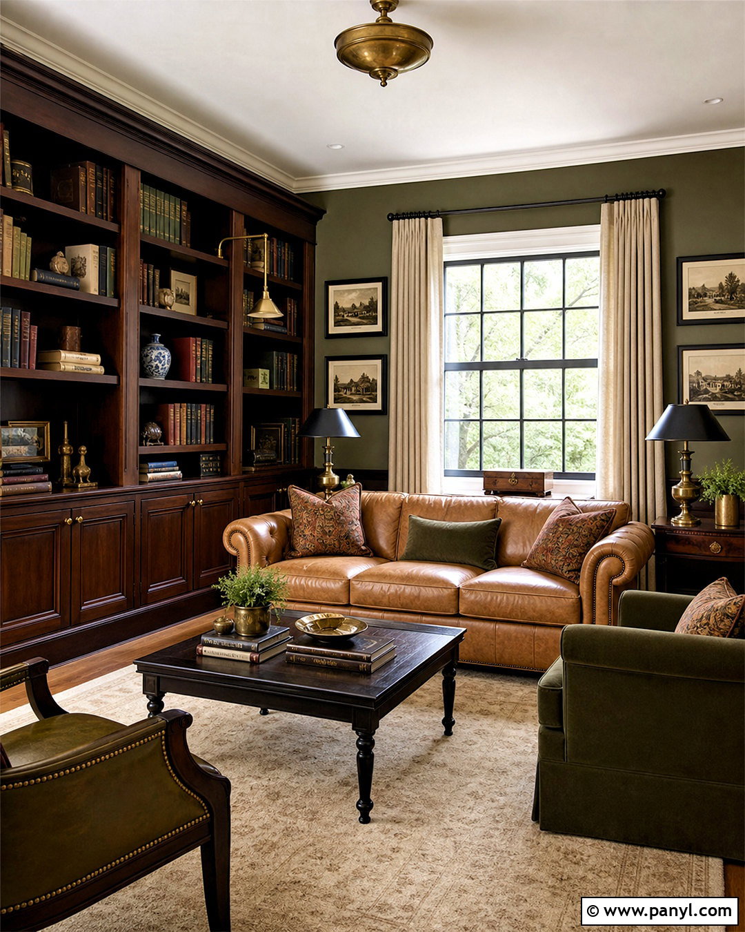 Olive Green And Tan Room - 20 room color combination ideas