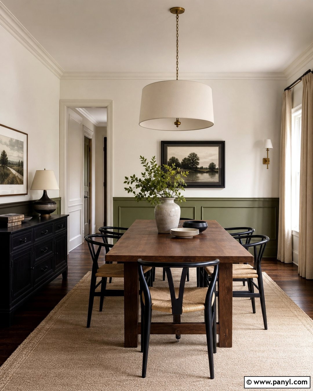 Olive Green And White Dining Room Walls - 30 Green And White Walls