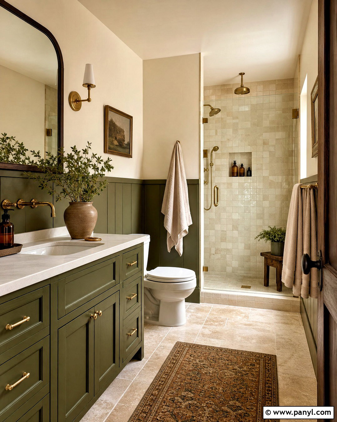 Olive Green Bathroom Color Scheme - 20 bathroom color scheme inspiration ideas