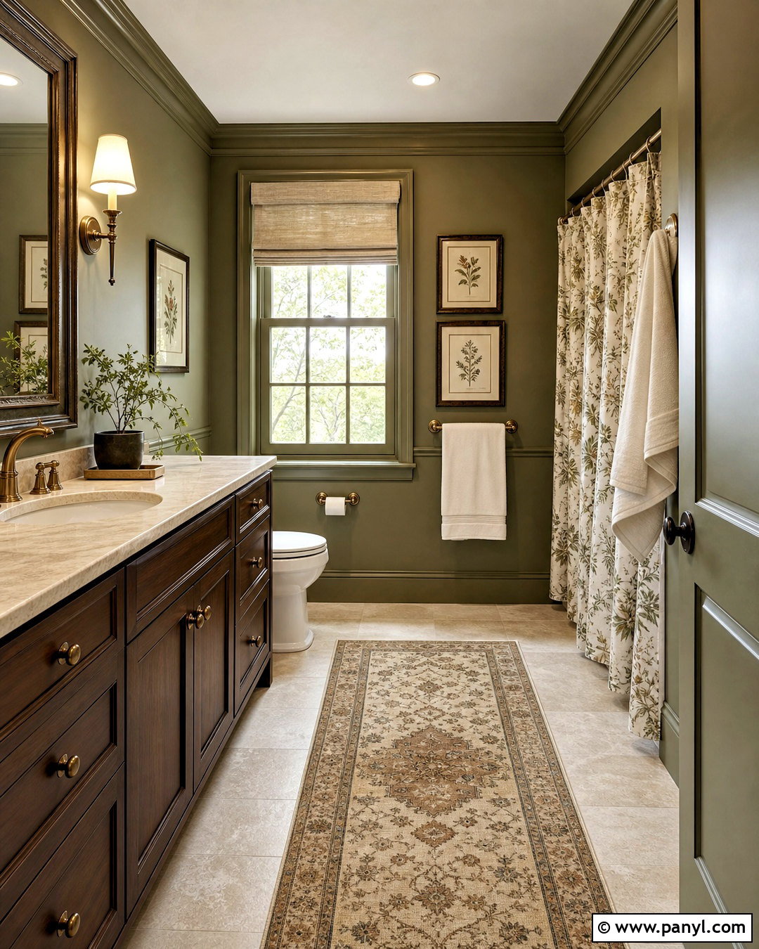 Olive Green Bathroom Paint - 20 bathroom paint inspiration ideas