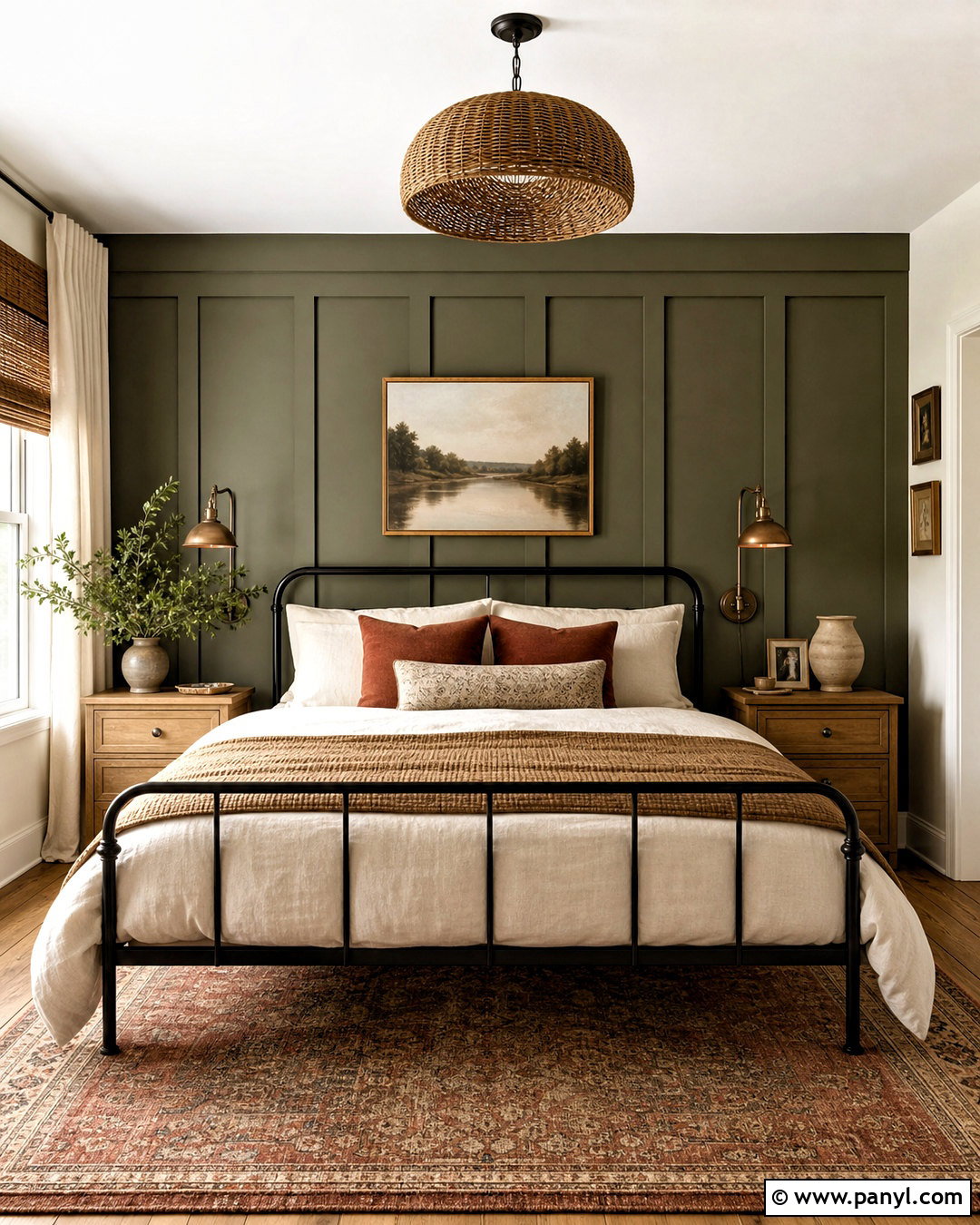 Olive Green Bedroom Accent Wall - 20 bedroom accent wall paint colors