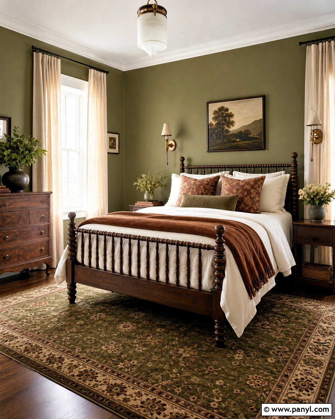 Olive Green Bedroom Paint Color - 20 cozy bedroom paint colors
