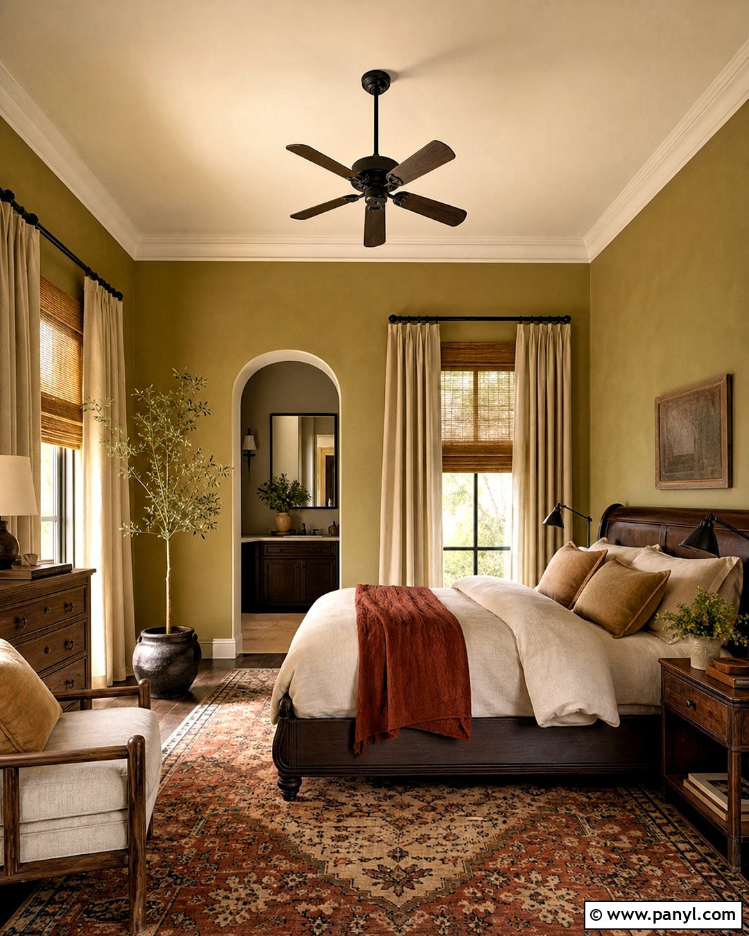 Olive Green Bedroom Paint Colors - 20 room colour ideas bedroom paint colors