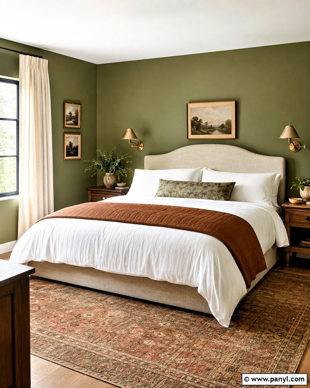 Olive Green Bedroom Walls - 20 Warm Green Wall Color Ideas