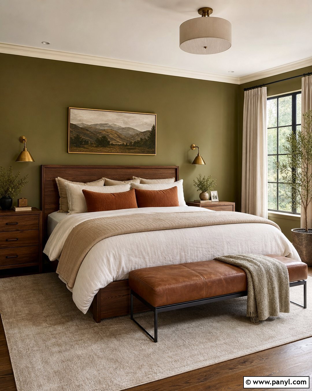 Olive Green Bedroom - 25 Wall Color Ideas Green Ideas
