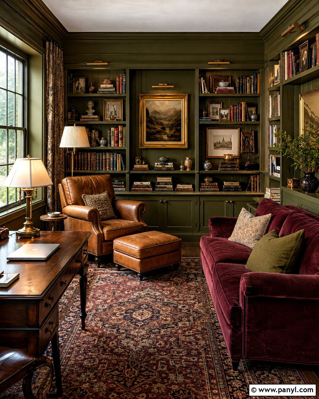 Olive Green Burgundy And Camel Library - 20 olive green color palette ideas