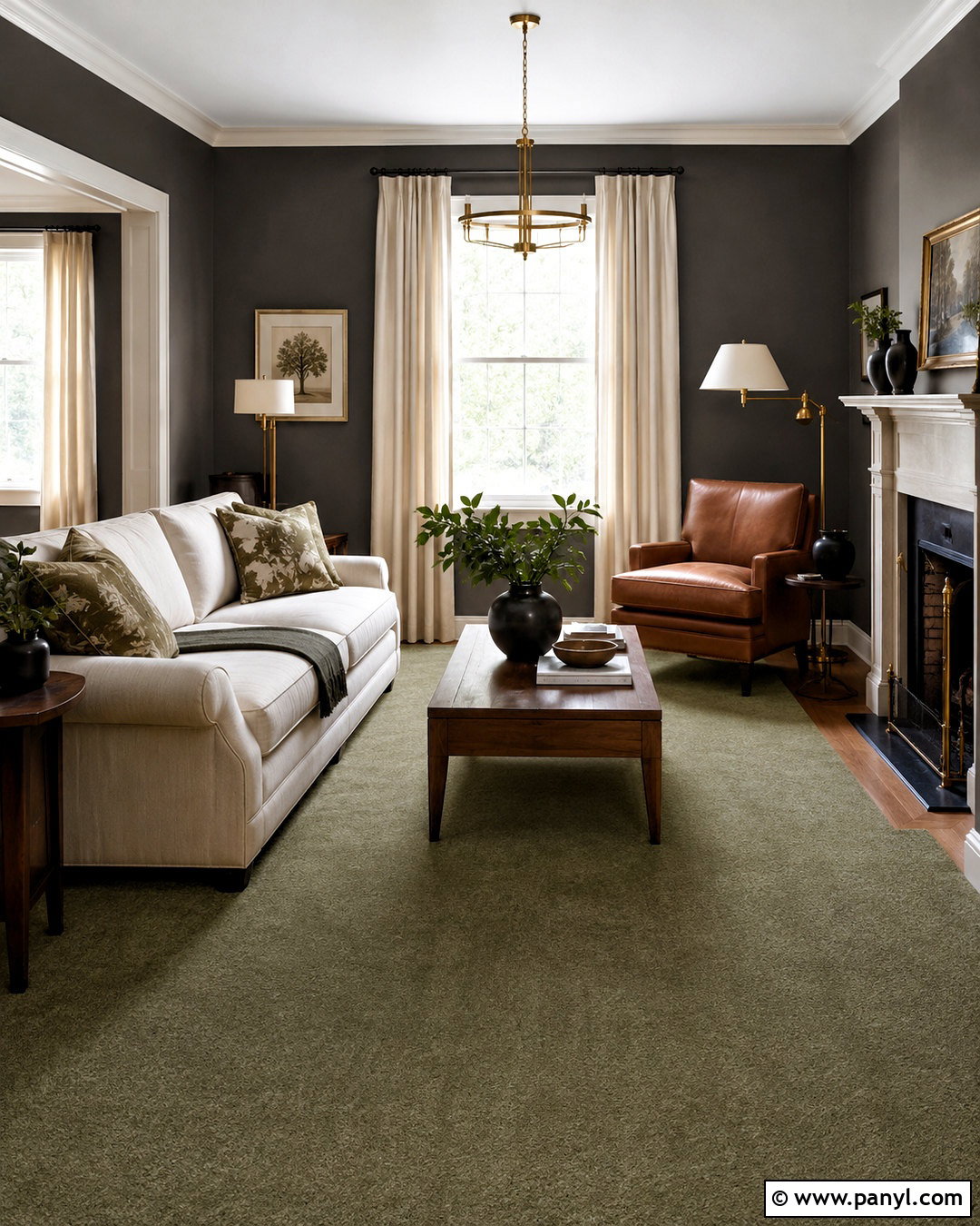 Olive Green Carpet With Charcoal Gray Walls - 20 What Color Carpet Goes With Charcoal Grey Walls
