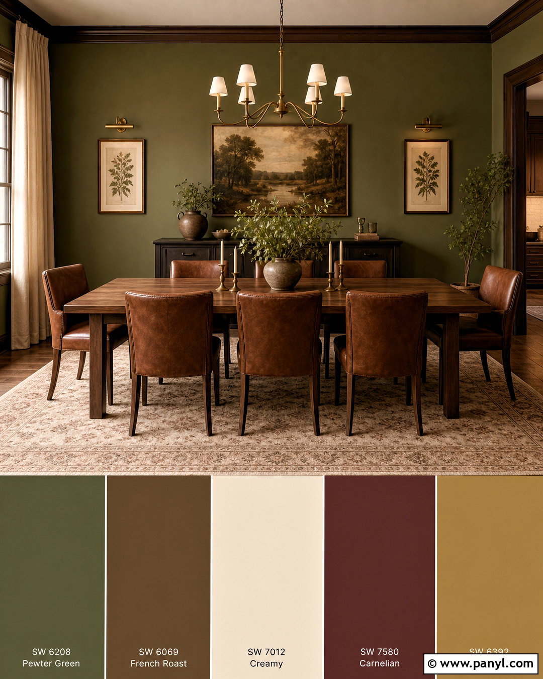 Olive Green Color Palette - 20 colour palette ideas