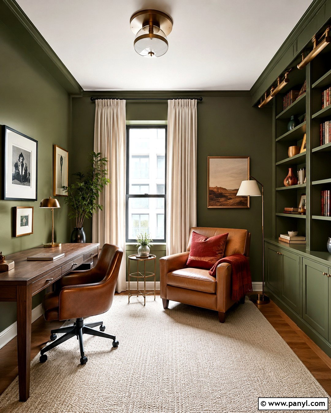 Olive Green Condo Wall Color - 20 Condo Wall Colors