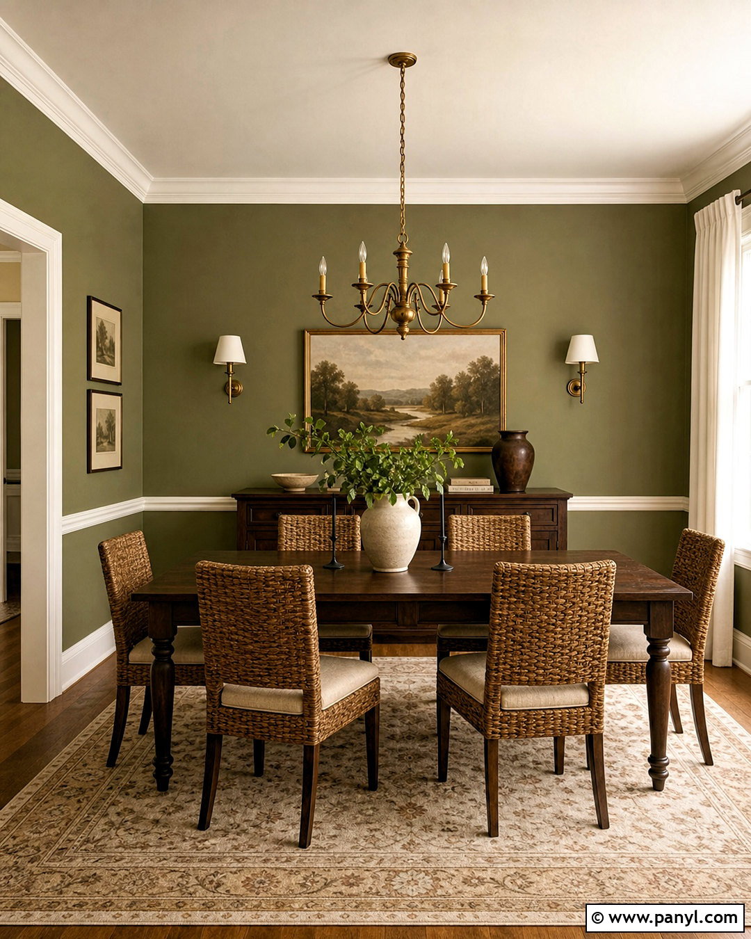 Olive Green Dining Room Wall Paint - 20 room wall paint ideas