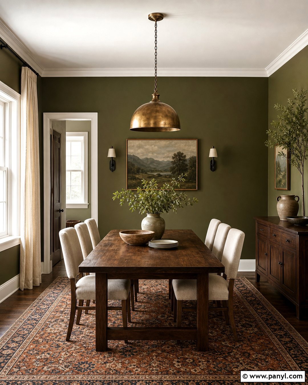 Olive Green Dining Room Walls - 50 home wall colour ideas