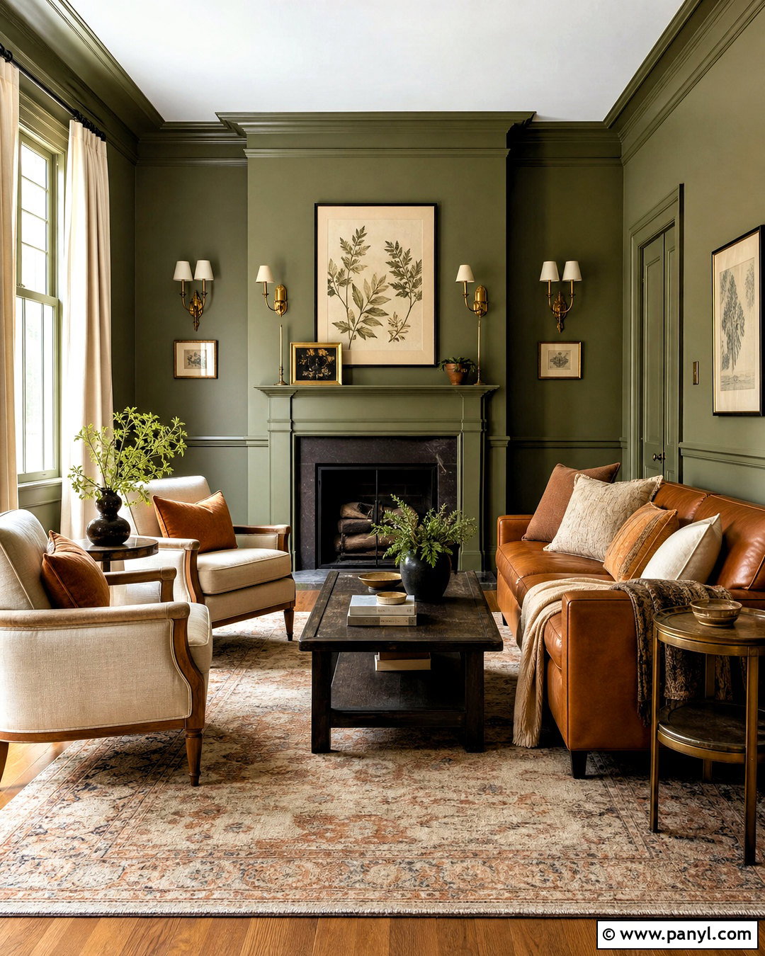 Olive Green Drawing Room Paint - 20 drawing room paint color ideas