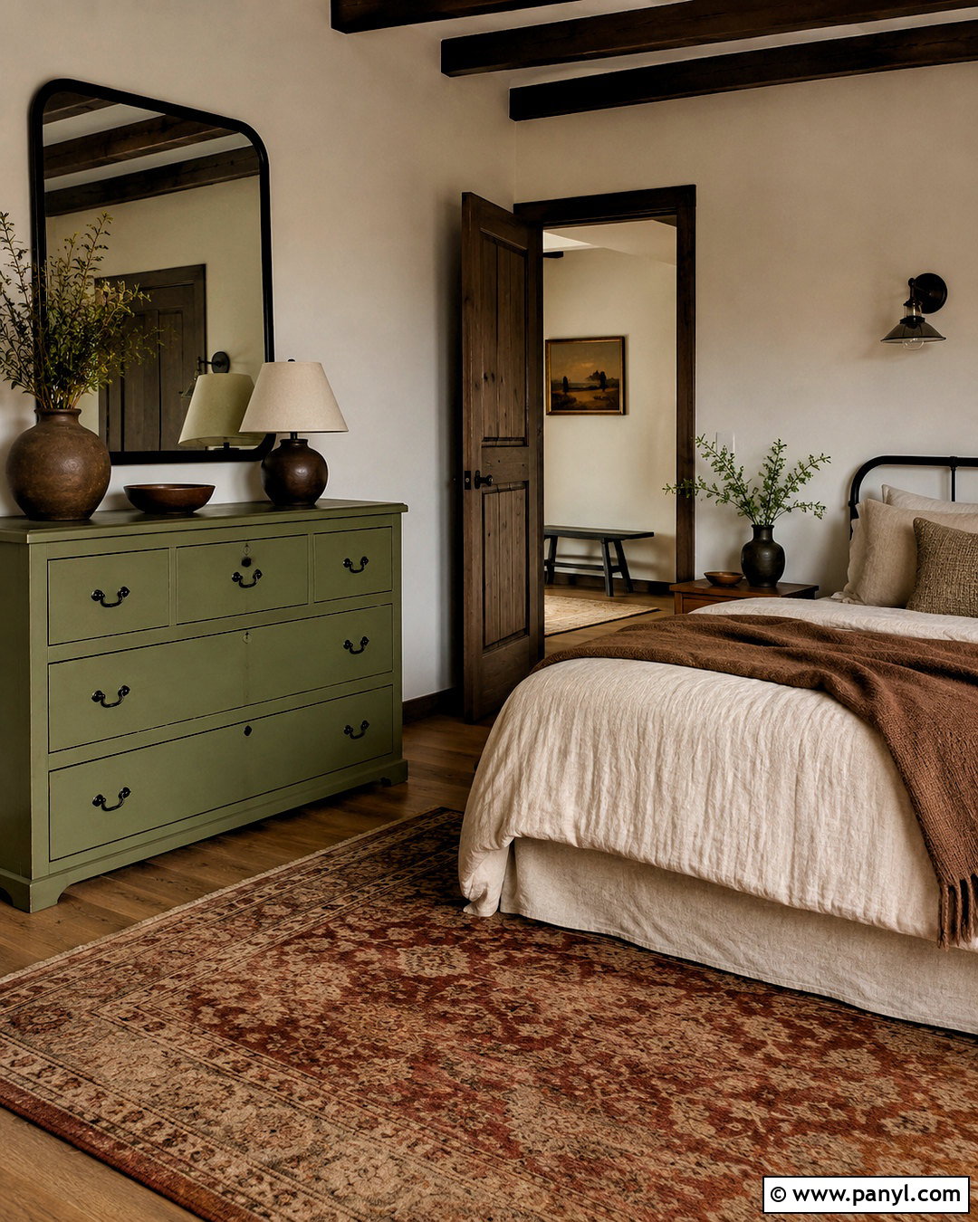 Olive Green Dresser - 20 dresser color ideas