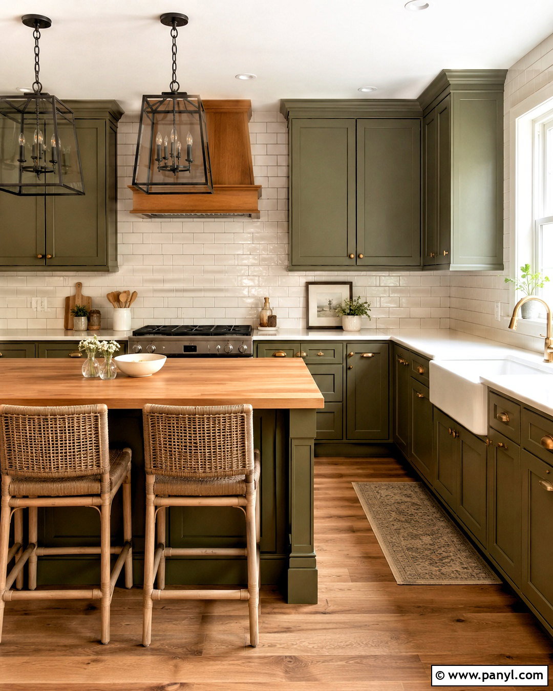 Olive Green Farmhouse Kitchen - 20 olive kitchen ideas
