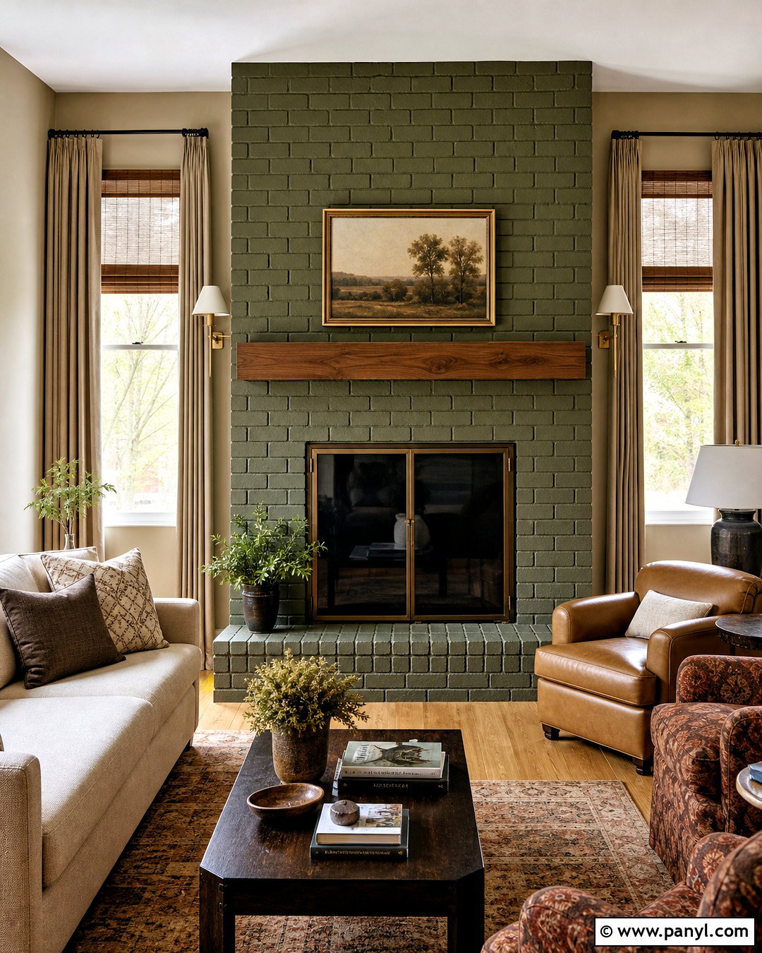 20 Fireplace Color Ideas for a Warm, Stylish Living Room
