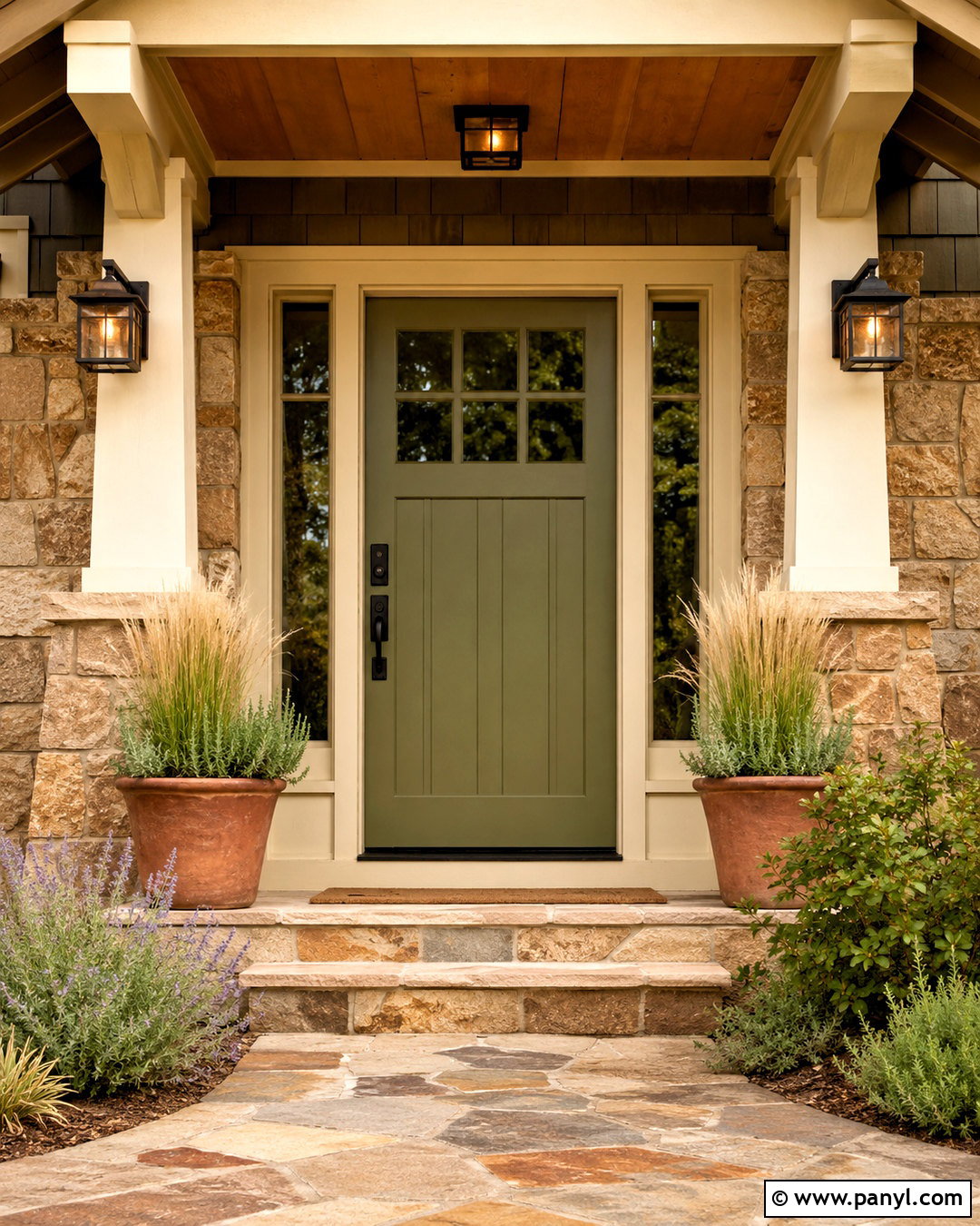 Olive Green Front Door Color - 20 door colours ideas paint colors