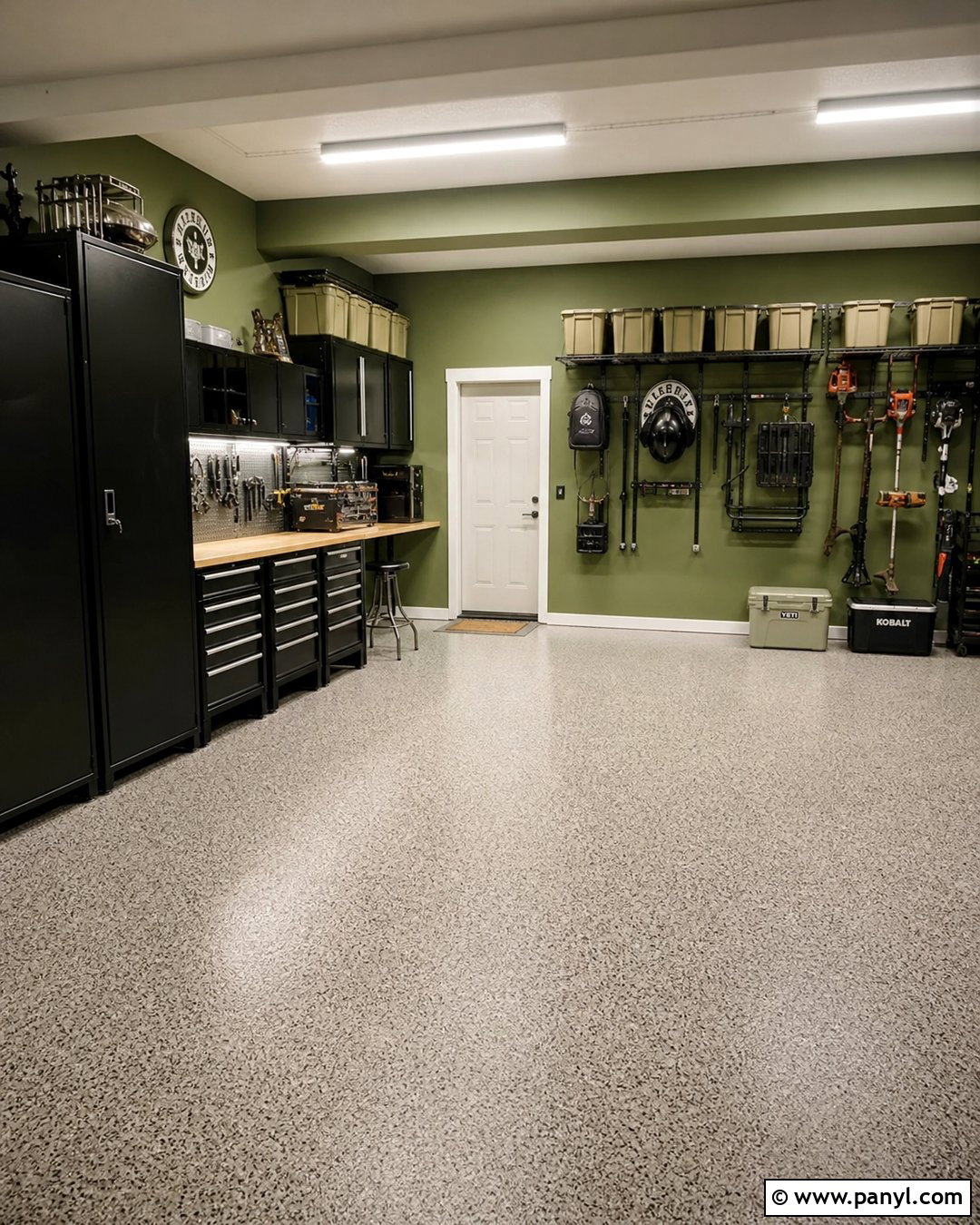 Olive Green Garage Walls - 35 Garage Walls Paint Colors