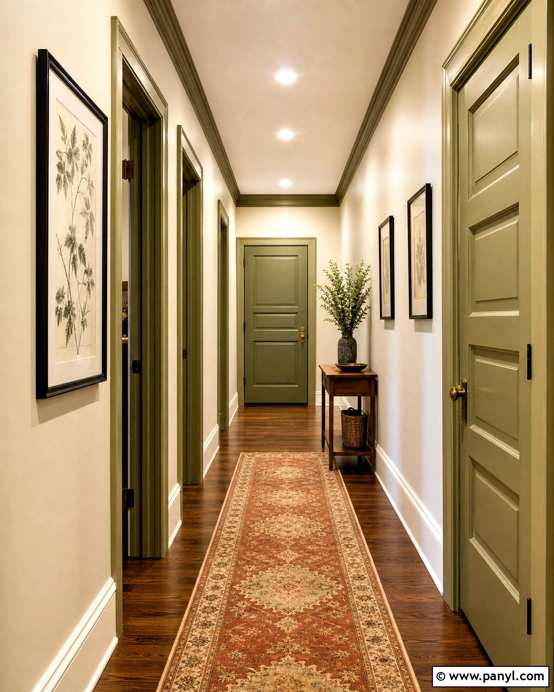 Olive Green Hallway Doors - 20 hallway door colors