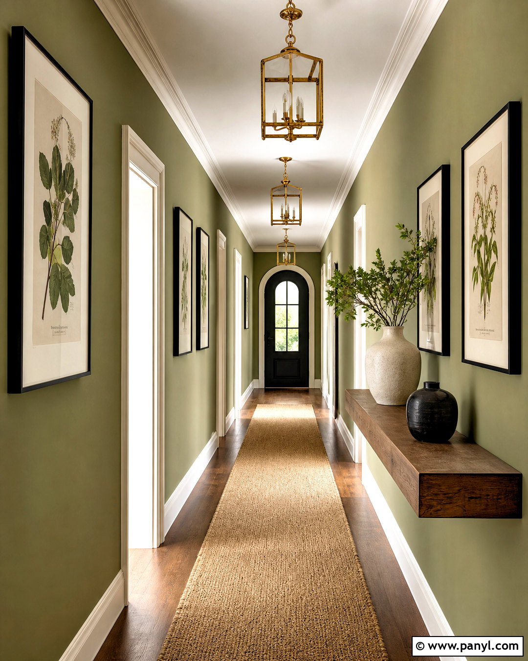 Olive Green Hallway Walls - 20 olive green painted walls