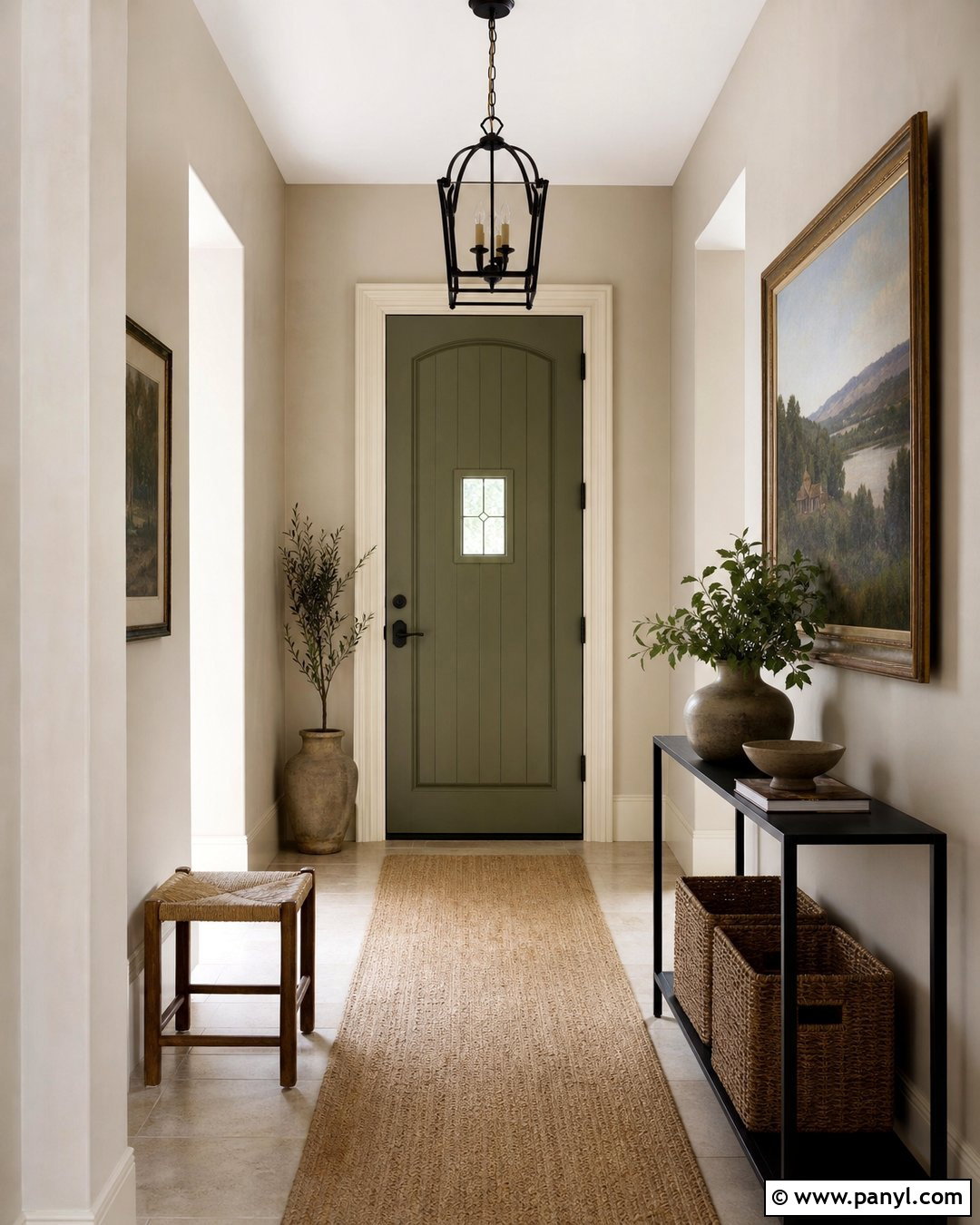 Olive Green Inside Front Door - 25 Inside Of Front Door Painted Ideas