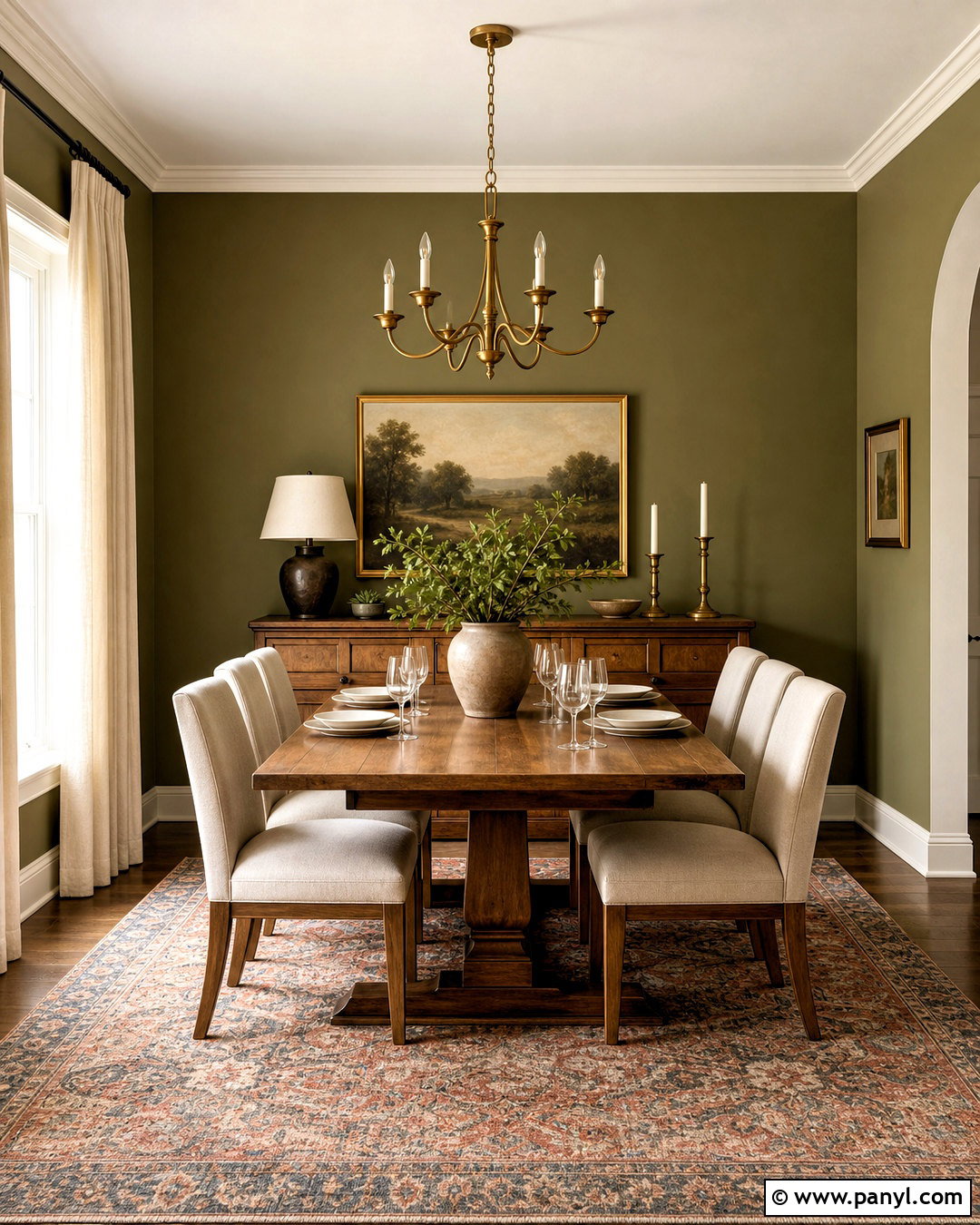 Olive Green Interior Paint Color - 20 best interior paint colors