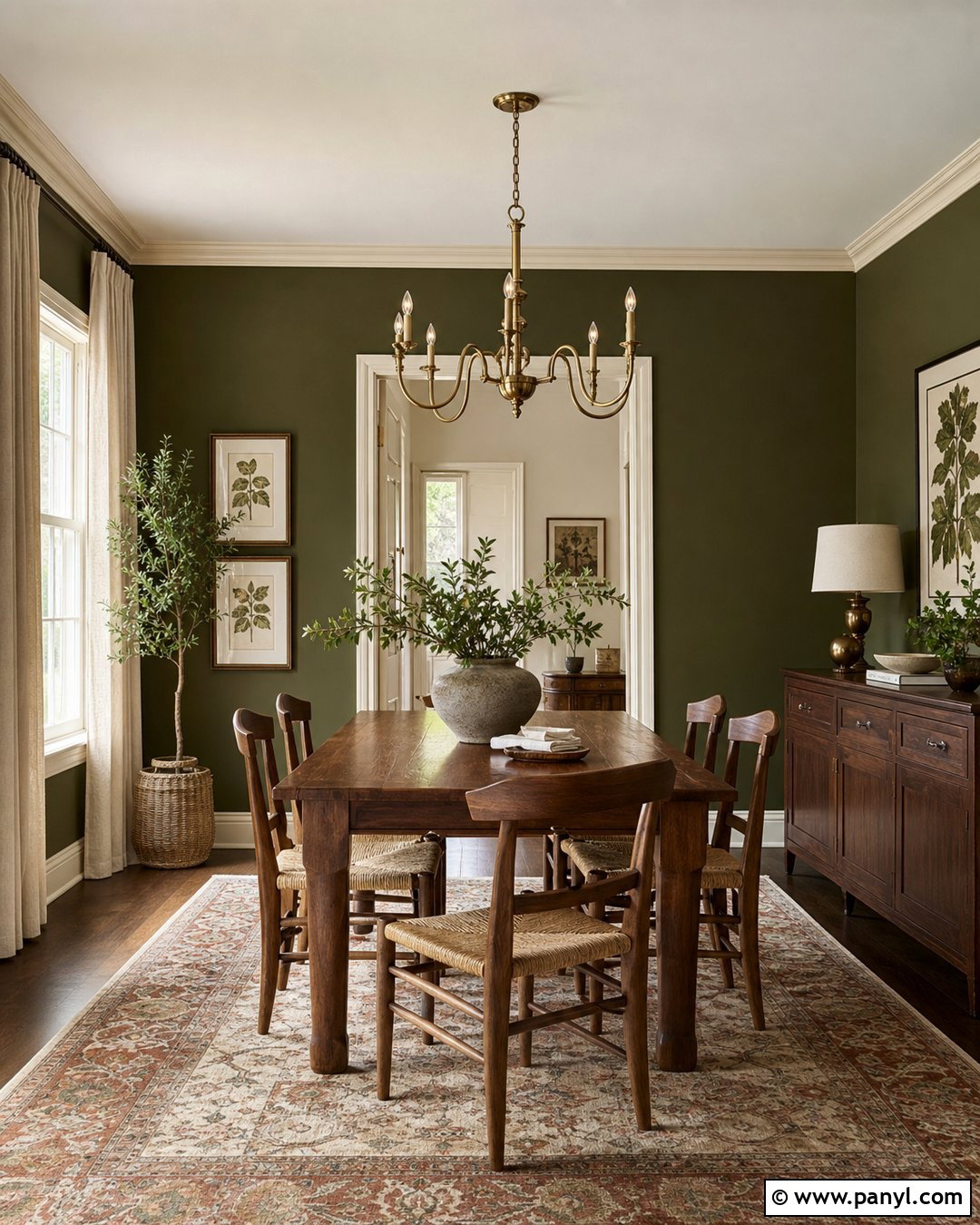 Olive Green Interior Wall Color - 25 House Interior Wall Color Ideas