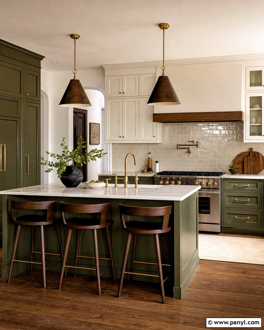 Olive Green Kitchen Paint - 20 kitchen paint colours