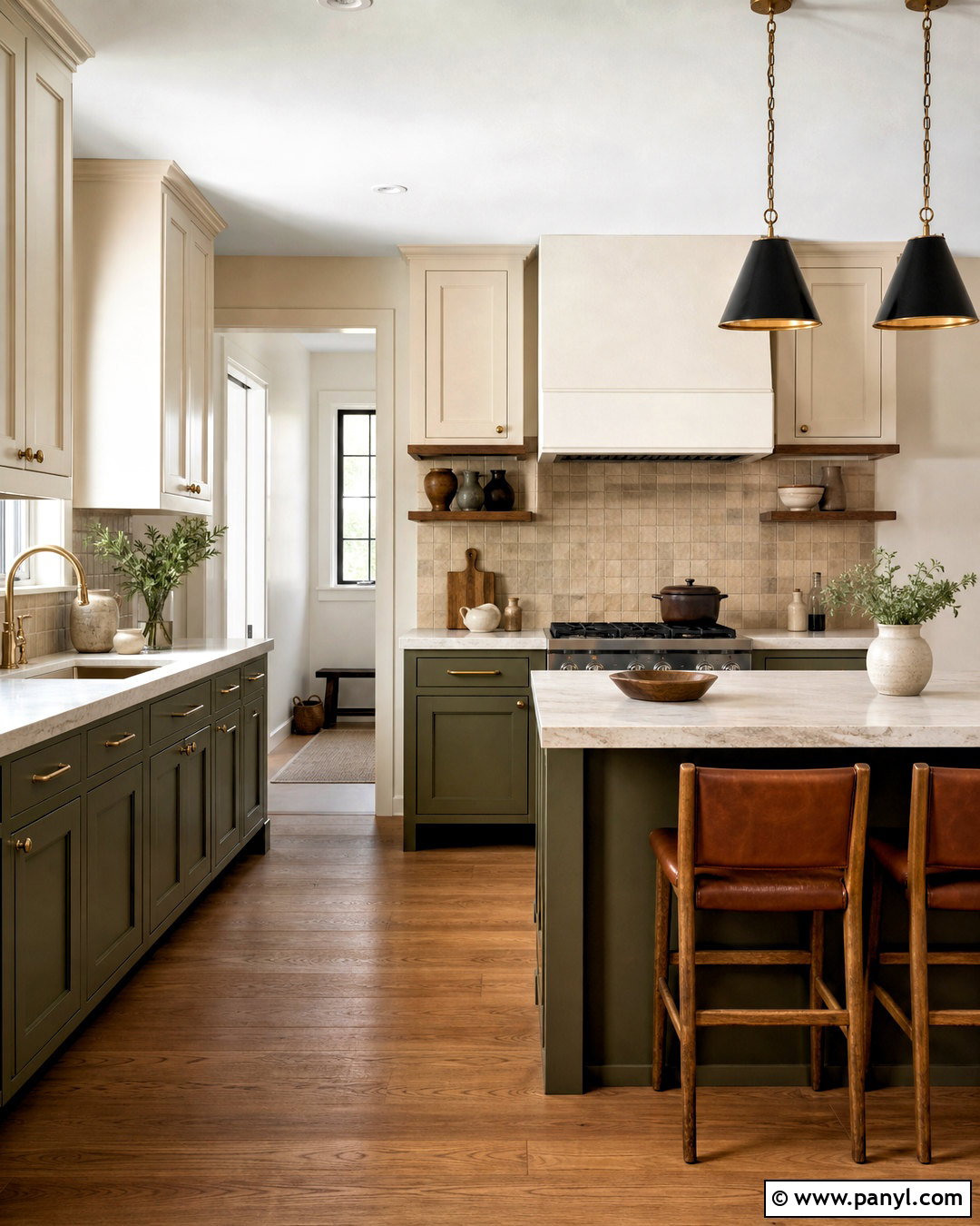 Olive Green Kitchen Paint Color - 20 kitchen paint colors