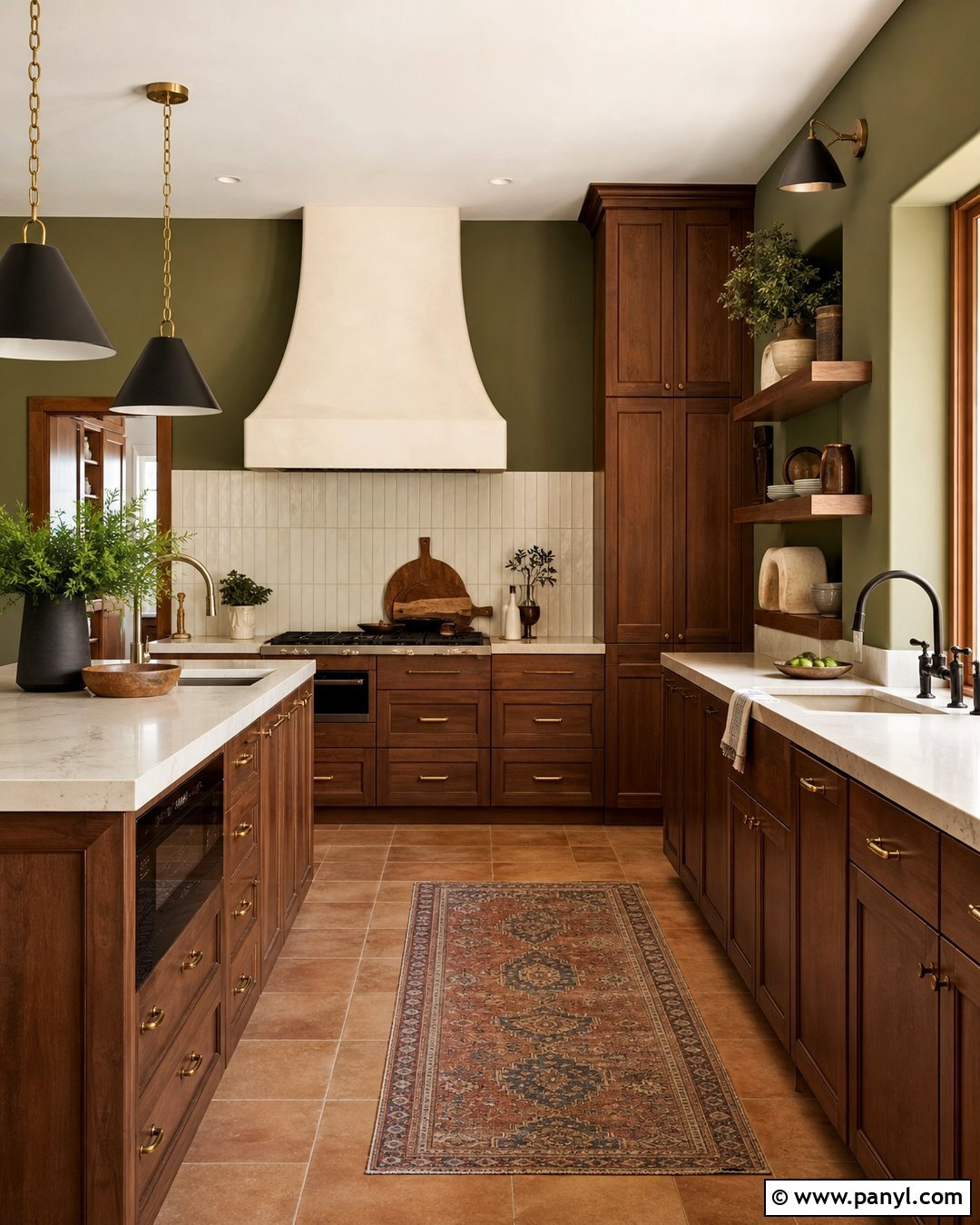 Olive Green Kitchen Walls - 35 Paint Colors For Kitchen Walls