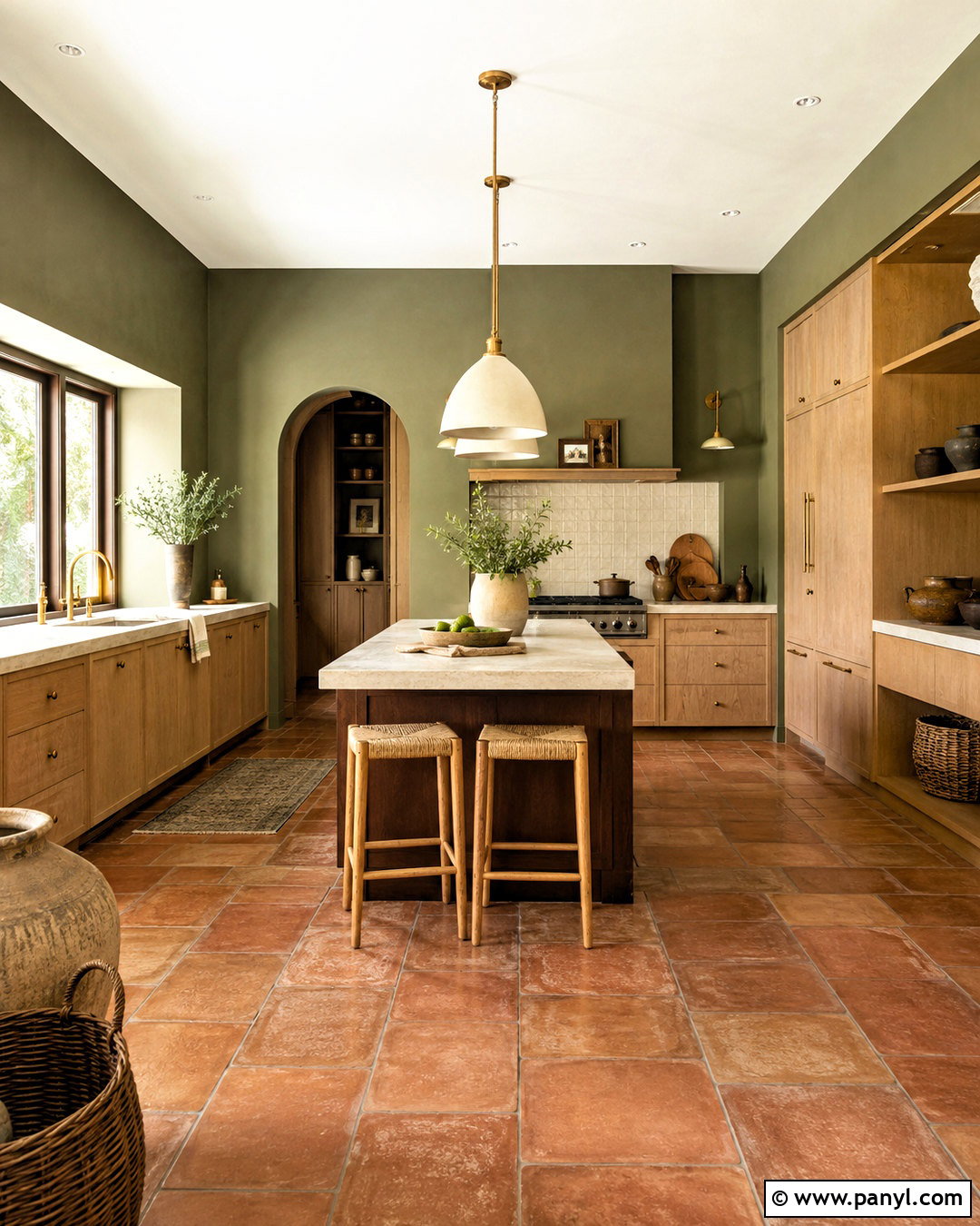 Olive Green Kitchen Walls - 40 kitchen colors for walls